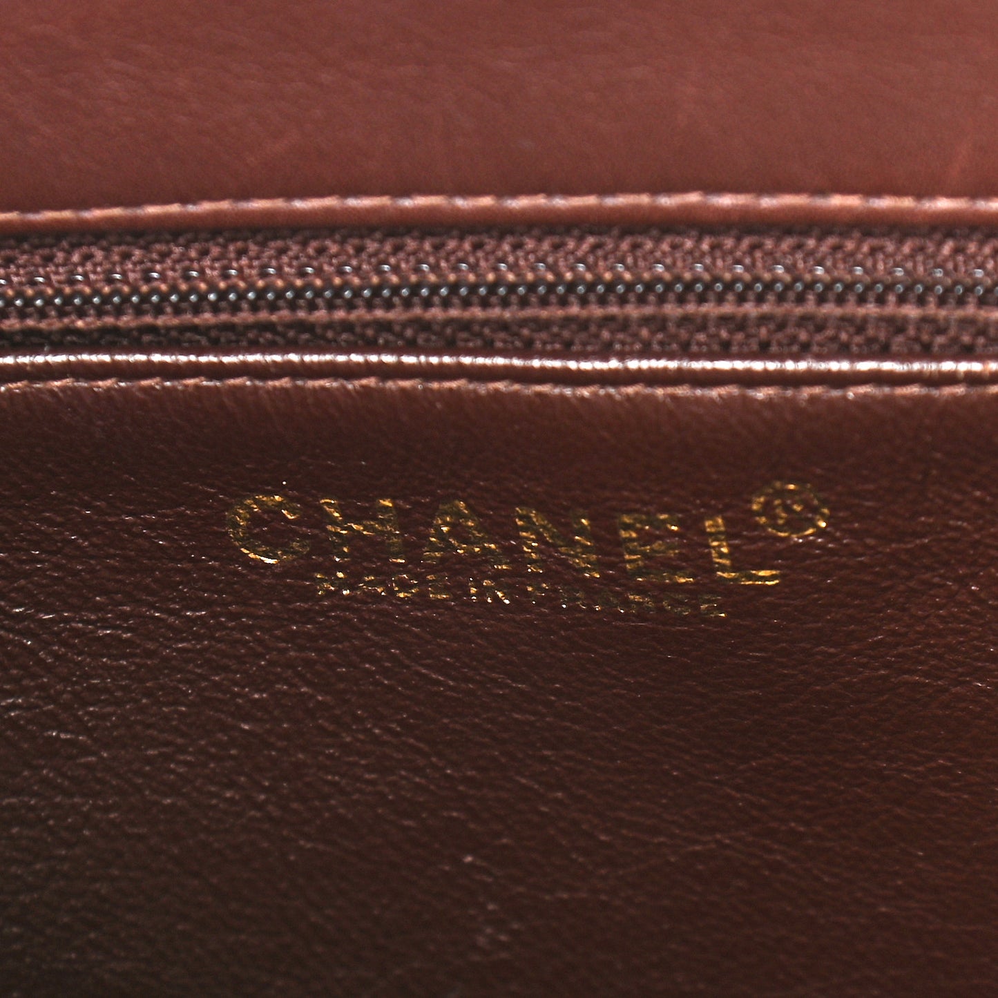 Calfskin Small Shopping Tote Brown