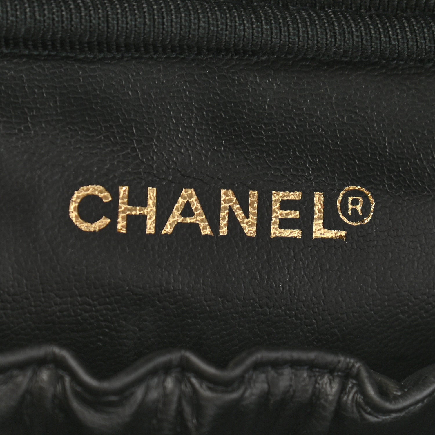 Chanel Lambskin Vanity Cosmetic Case Black 5 of 11