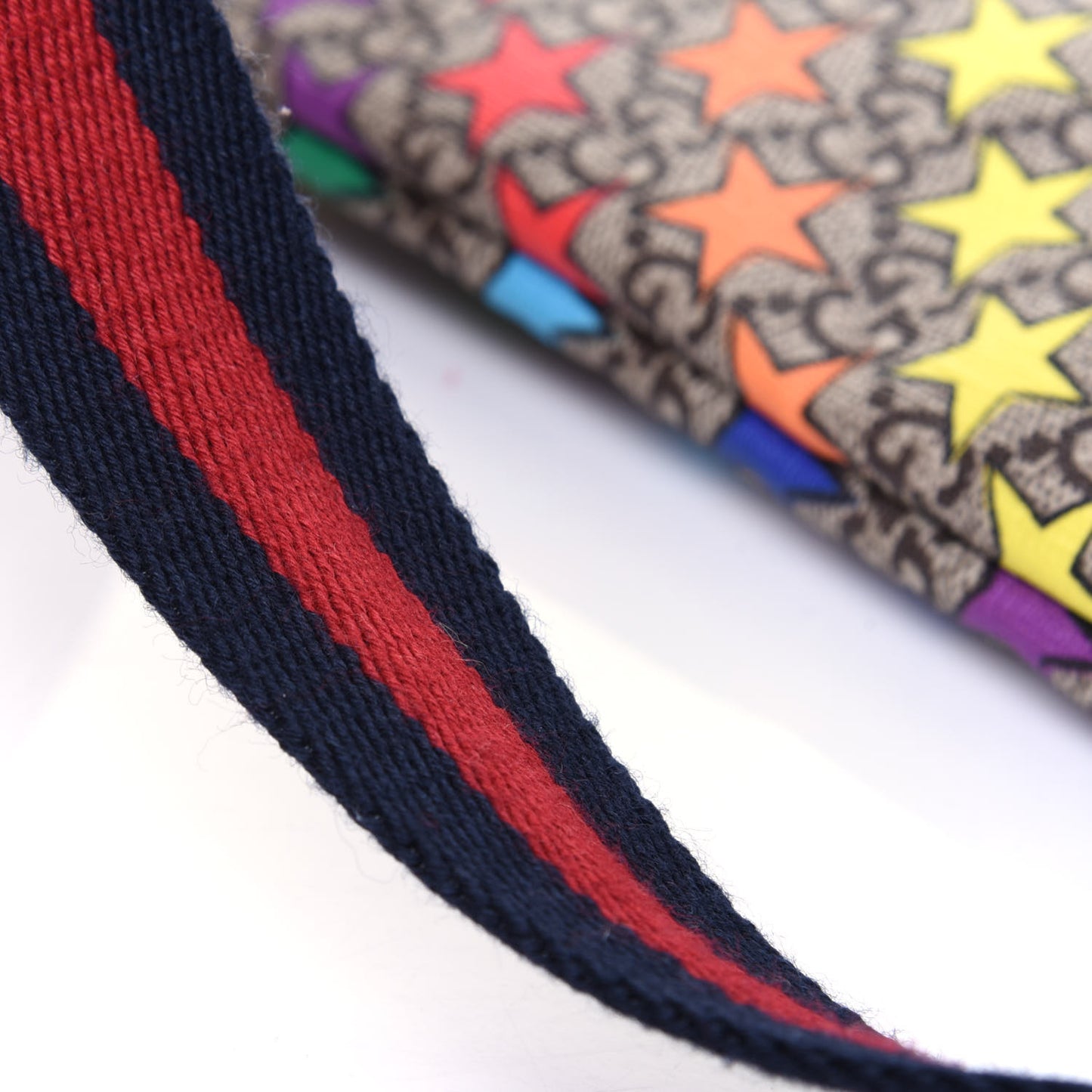 Soft GG Supreme Monogram Star Print Childrens Drawstring Backpack Multicolor