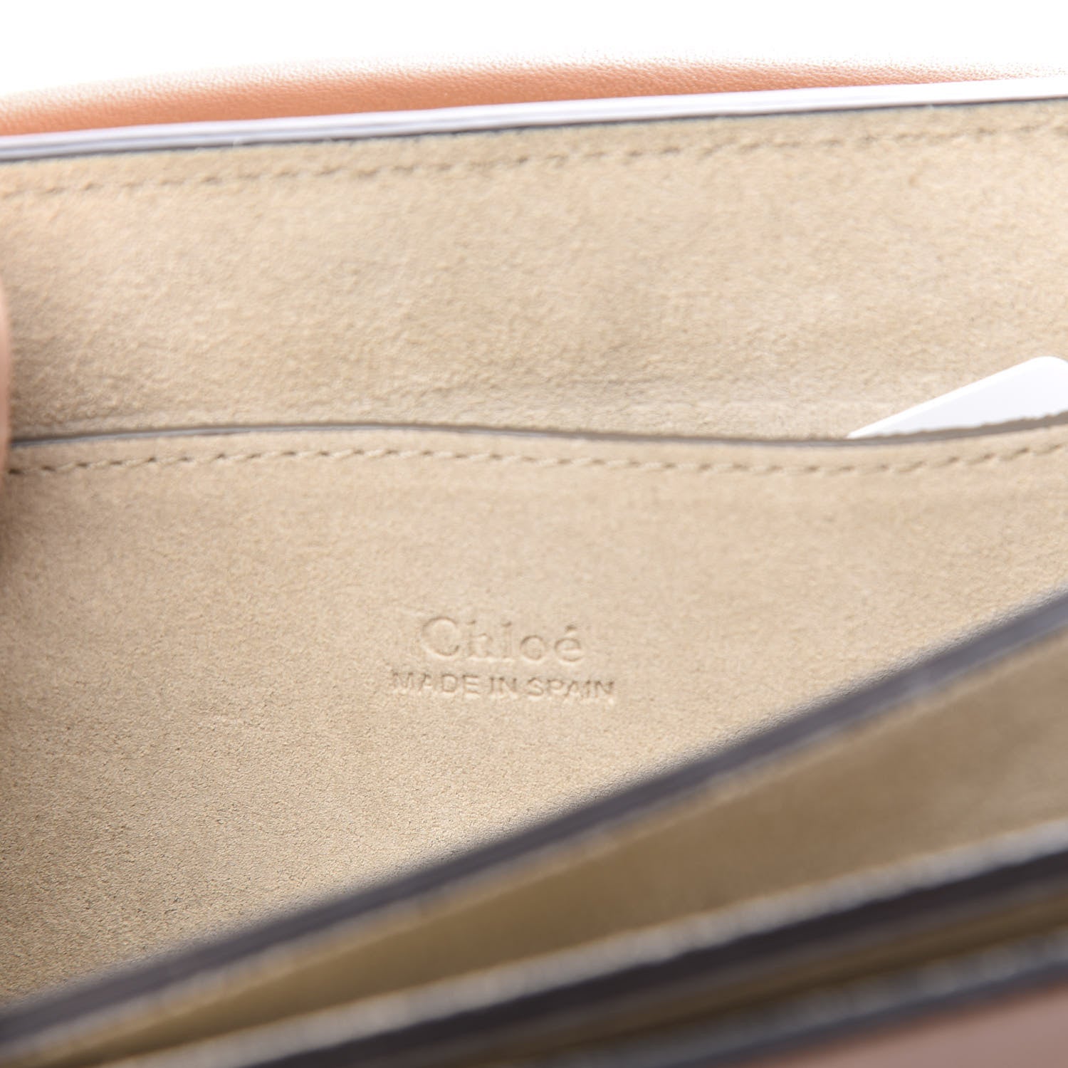 Chloe Suede Calfskin Small Faye Shoulder Bag Woody 5 of 10