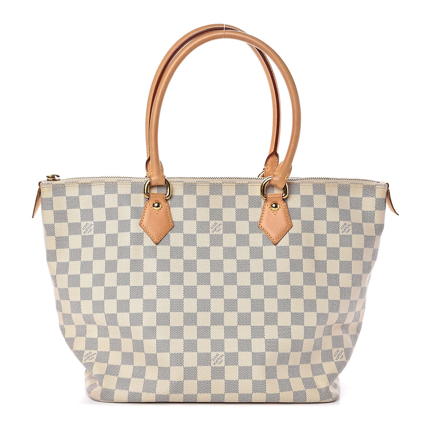 Louis Vuitton Damier Azur Saleya MM 1 of 8