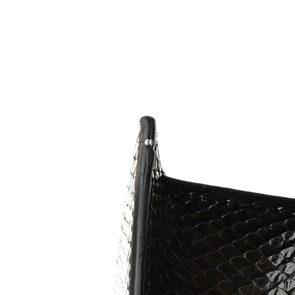 Christian Louboutin Calfskin Amazonia Loubi54 Crossbody Clutch Dark Brown 10 of 10