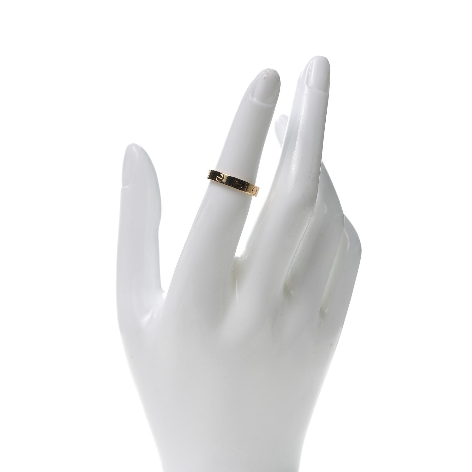 Cartier 18K Yellow Gold 3.5mm LOVE Wedding Band Ring 51 5.75 2 of 6