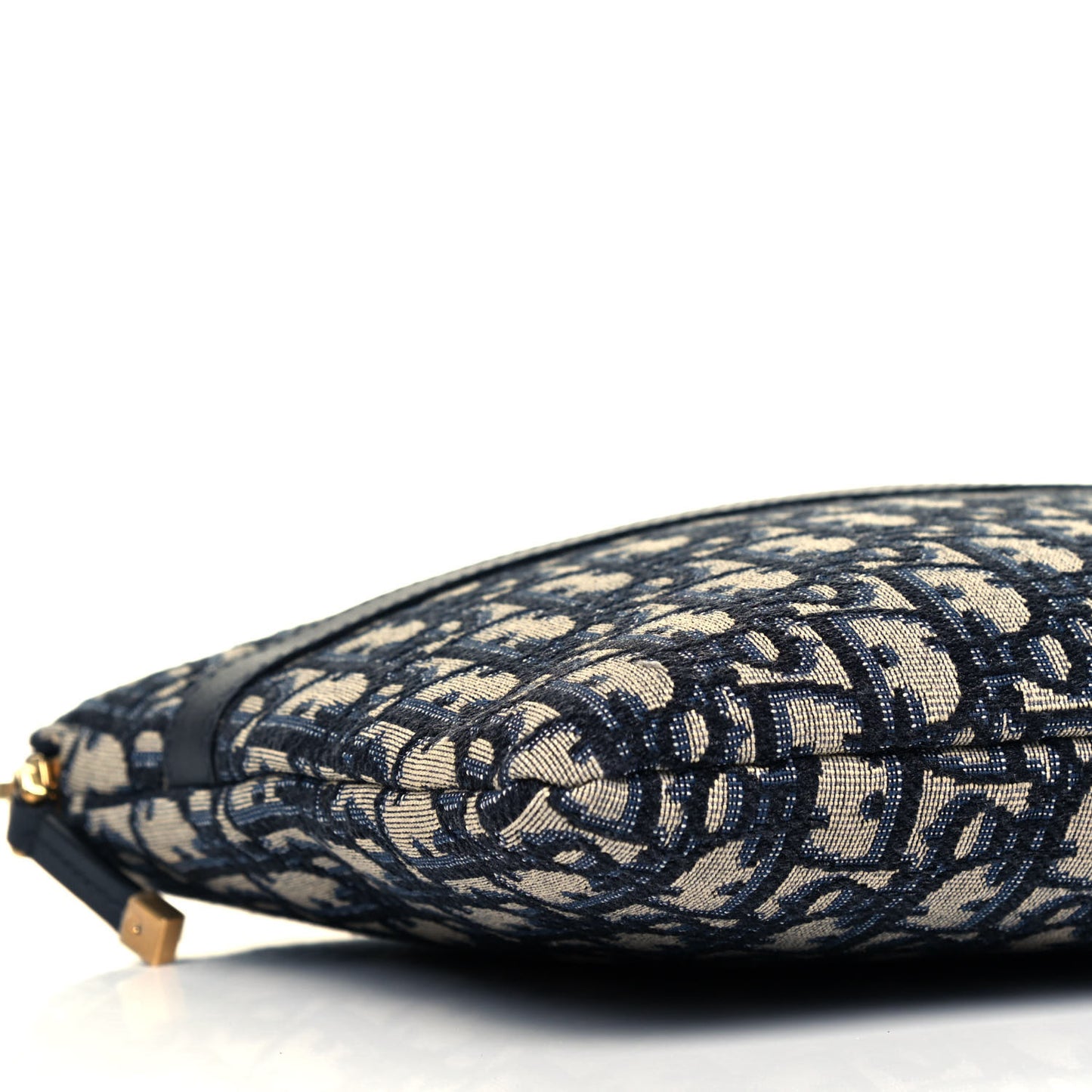 Oblique Pouch Clutch Blue