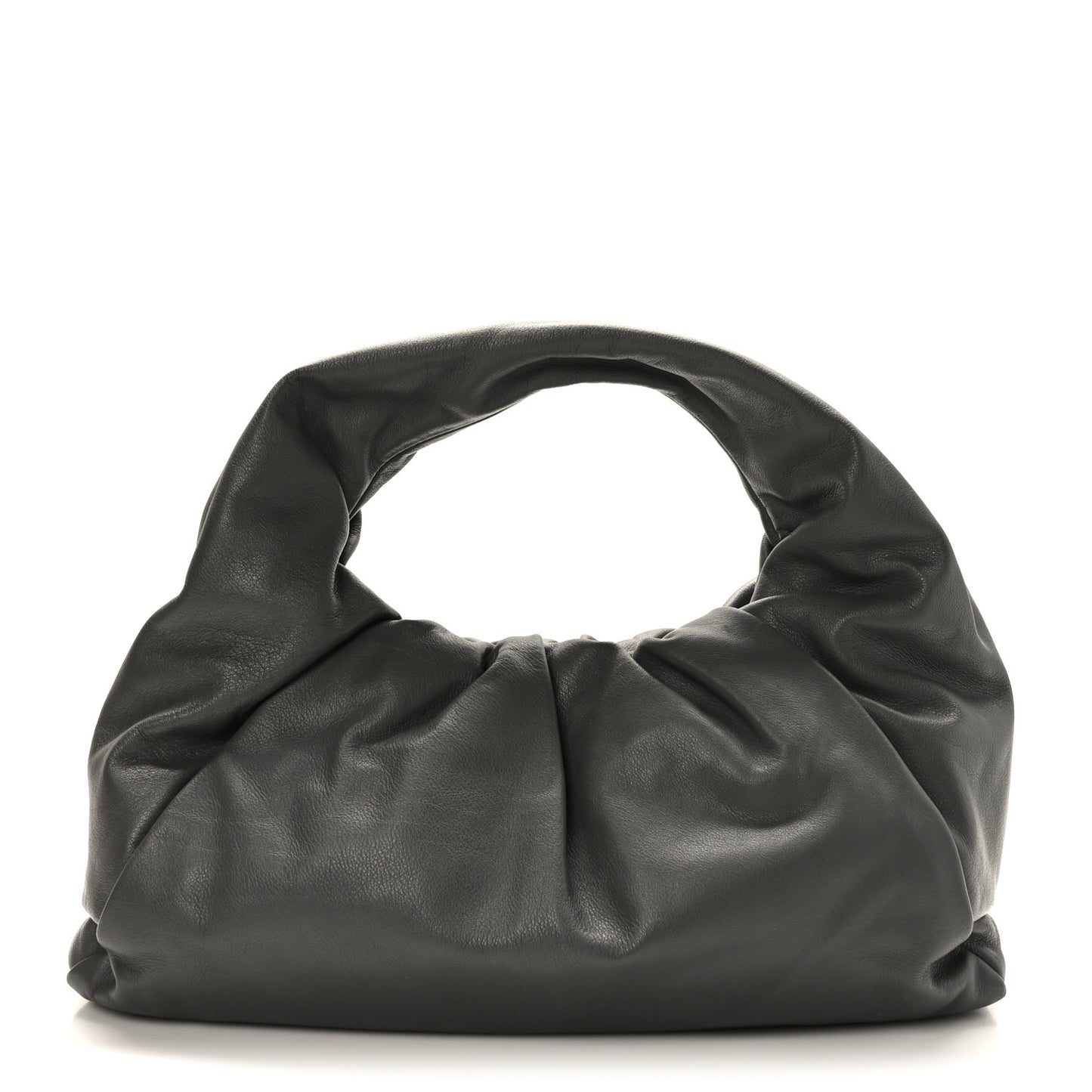 Smooth Butter Calfskin Small The Shoulder Pouch Grey