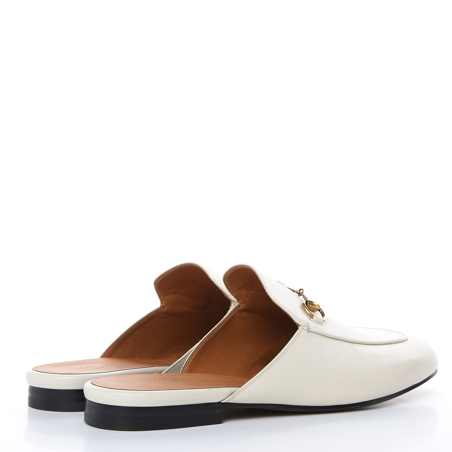 Gucci Malaga Kid Womens Princetown Slippers 40.5 Mystic White 4 of 10