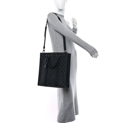 Louis Vuitton LOUIS VUITTON Monogram Eclipse Sac Plat 2 of 8