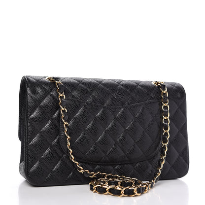 Chanel Caviar Quilted Medium Double Flap Black 3 of 11