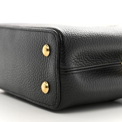 Louis Vuitton Taurillon Capucines Mini Black 10 of 11