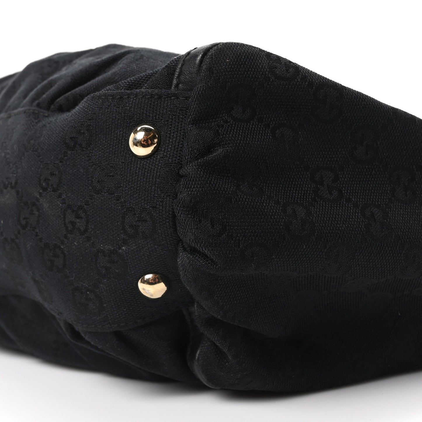 Monogram D Gold Tote Black