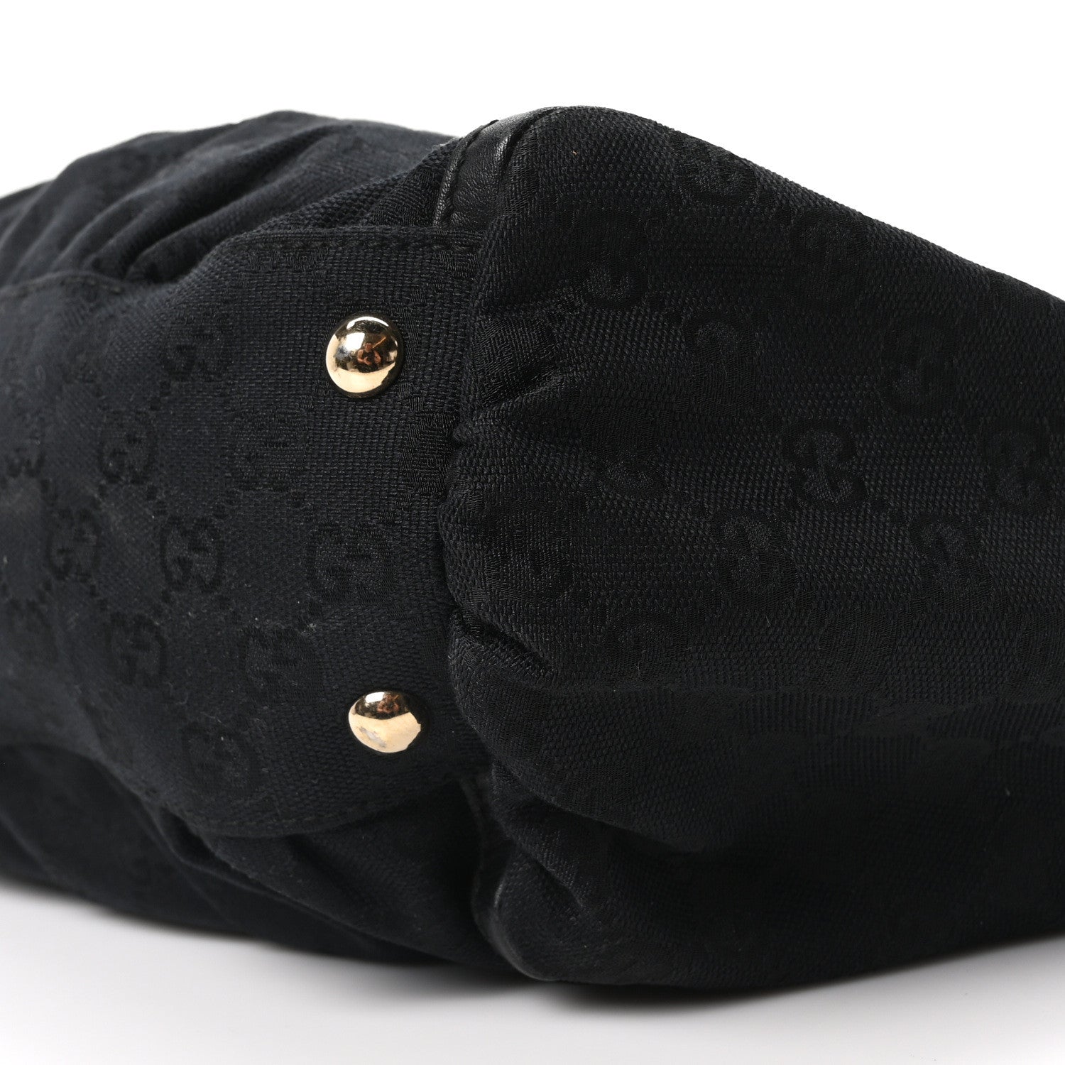 Gucci Monogram D Gold Tote Black 18 of 19
