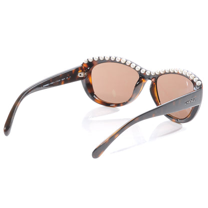 Chanel Freshwater Cultured Pearl Butterfly Sunglasses 6038 H Tortoise 2 of 5