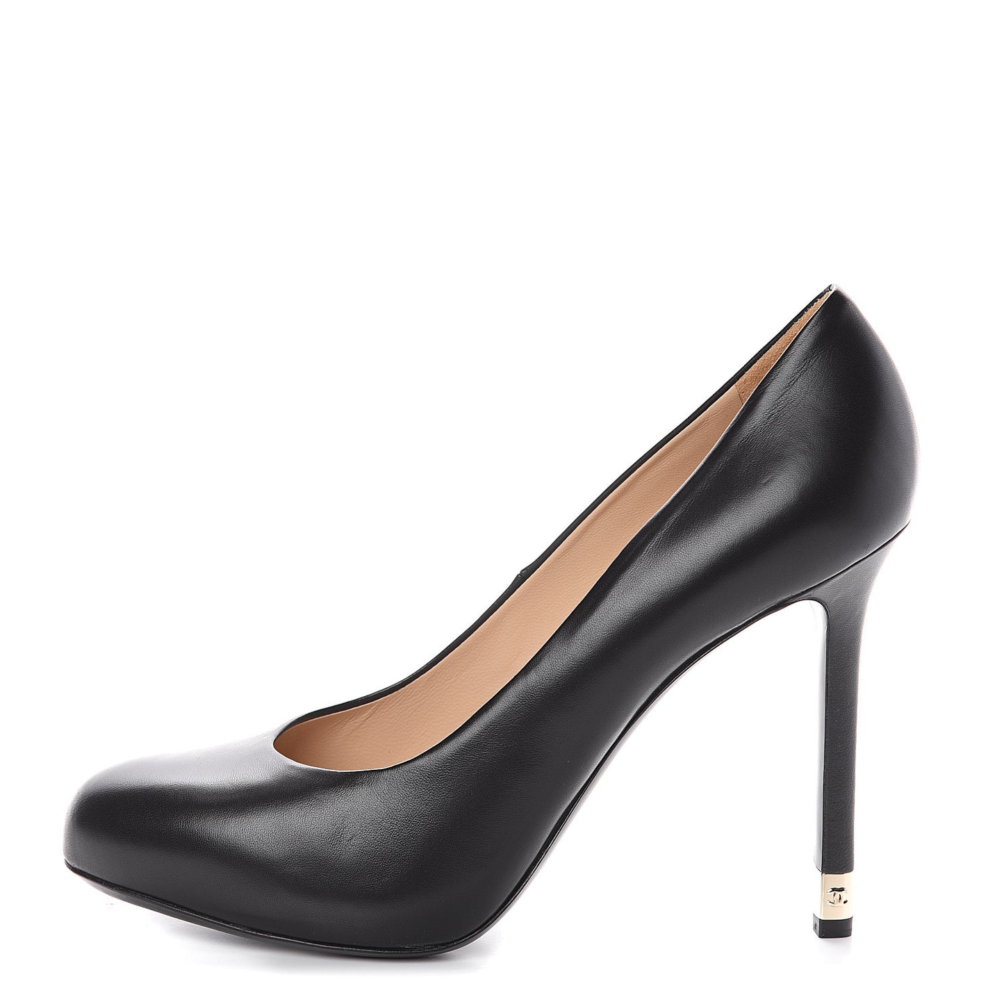 Lambskin CC Pumps 42 Black