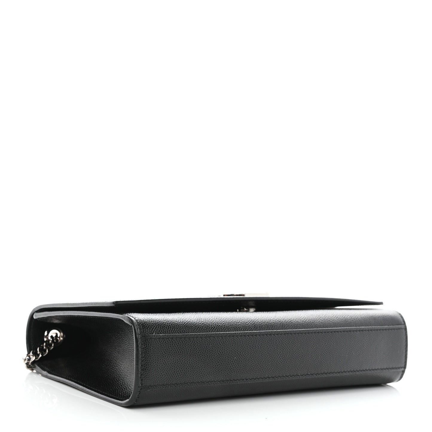 Grain De Poudre Medium Classic Monogram Kate Satchel Black