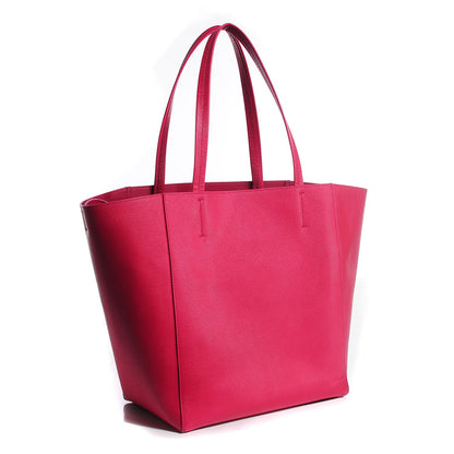 Celine Grained Calfskin Small Horizontal Cabas Phantom Fuchsia 3 of 8