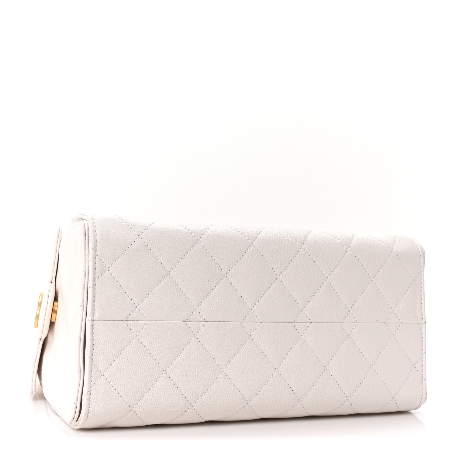 Chanel Caviar Quilted Small Chanel 25 Handbag White 4 of 11