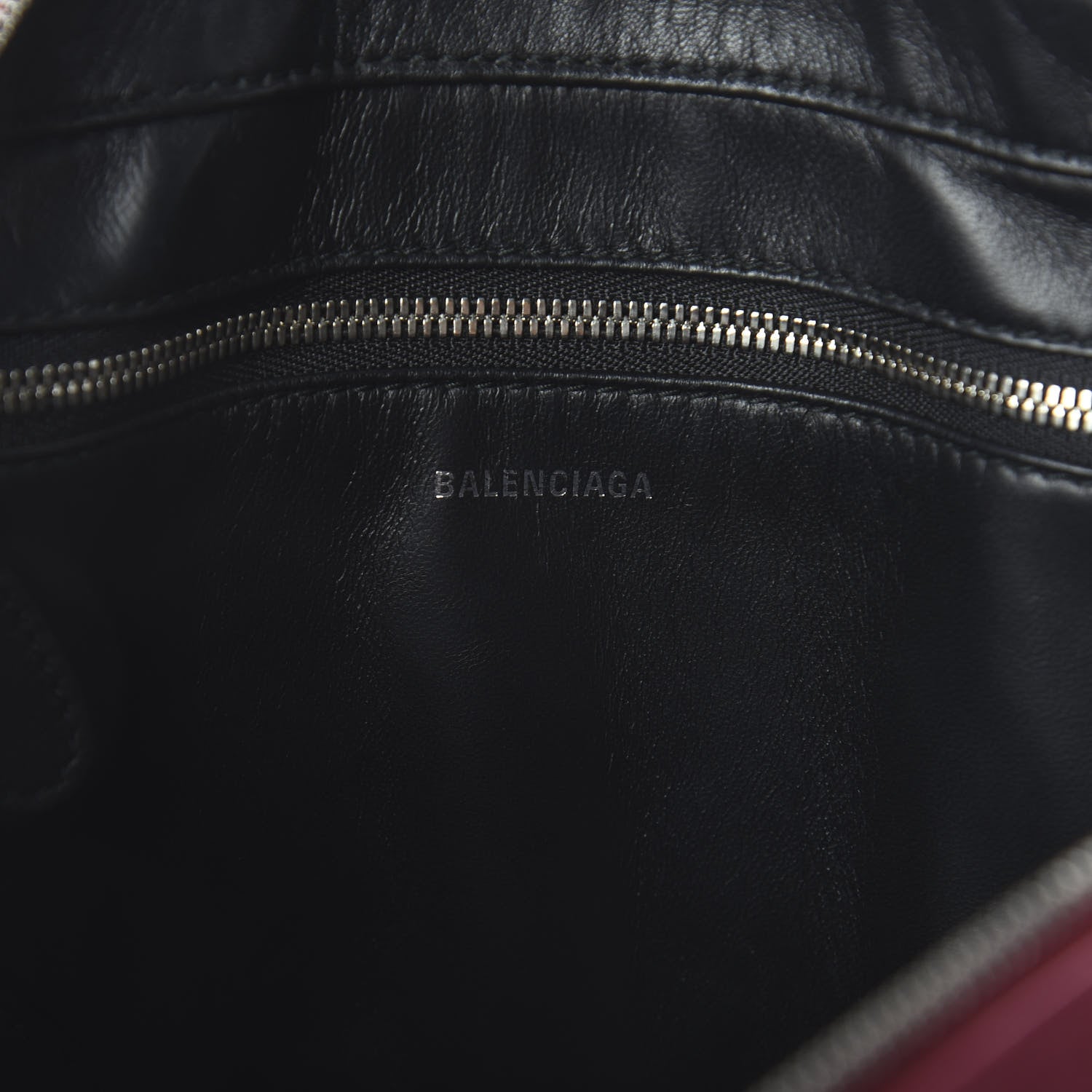Balenciaga Shiny Day Calfskin XS Triangle Chain Duffle Rouge Grenat 6 of 6