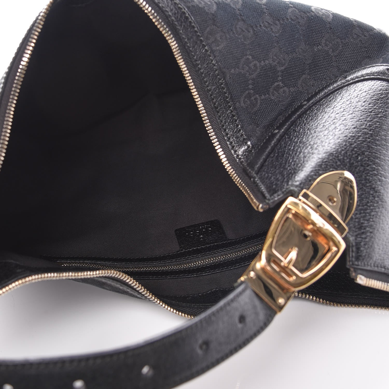 Gucci Monogram Glam Hobo Black 5 of 13