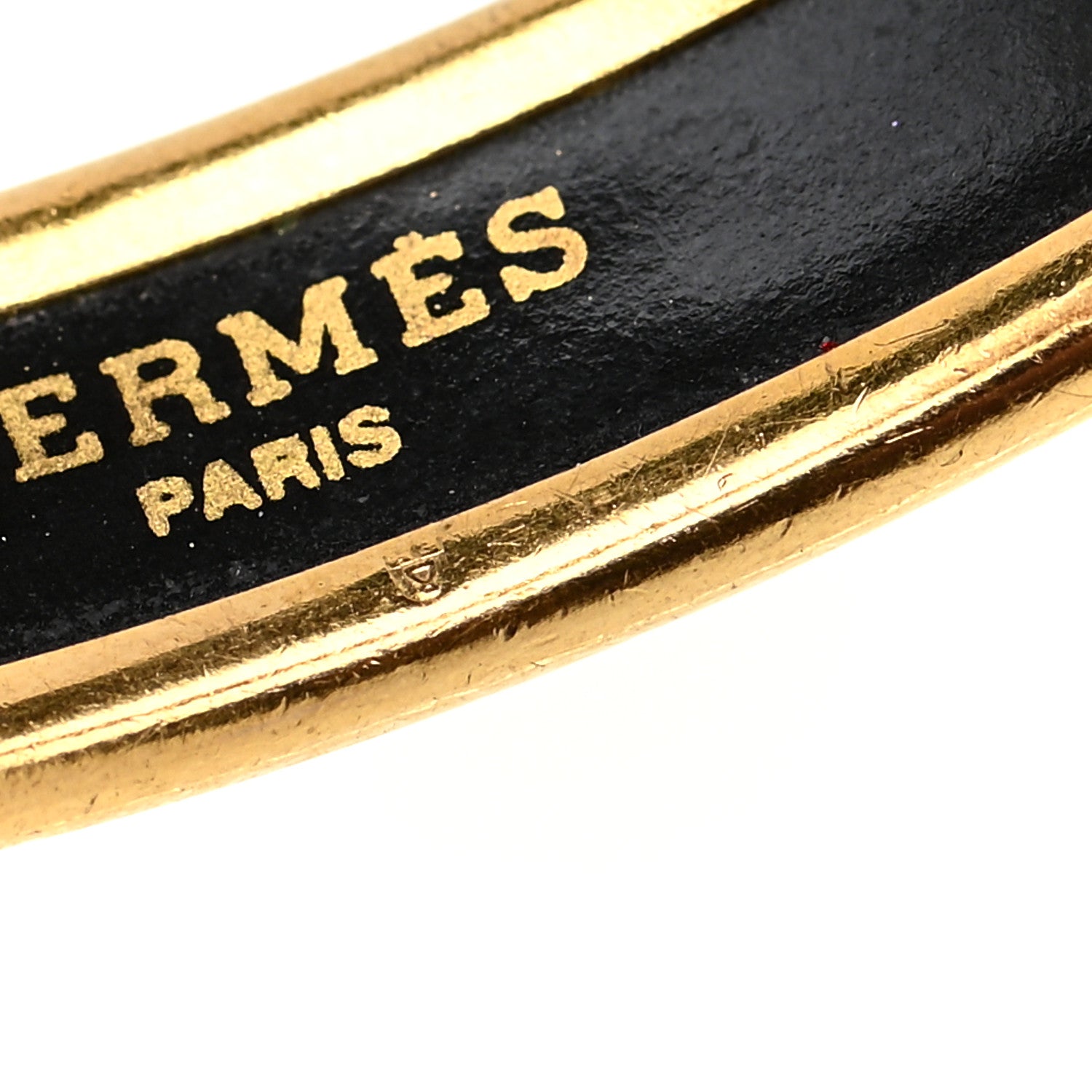 Hermes Enamel Printed Rope Chain Link Narrow Bracelet 70 7 of 7