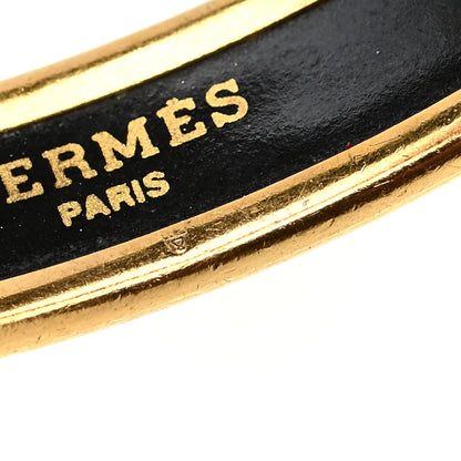 Hermes Enamel Printed Rope Chain Link Narrow Bracelet 70 7 of 7