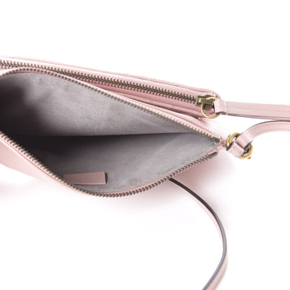Gucci Calfskin Matelasse Small GG Marmont Double Zip Shoulder Bag Perfect Pink 6 of 11