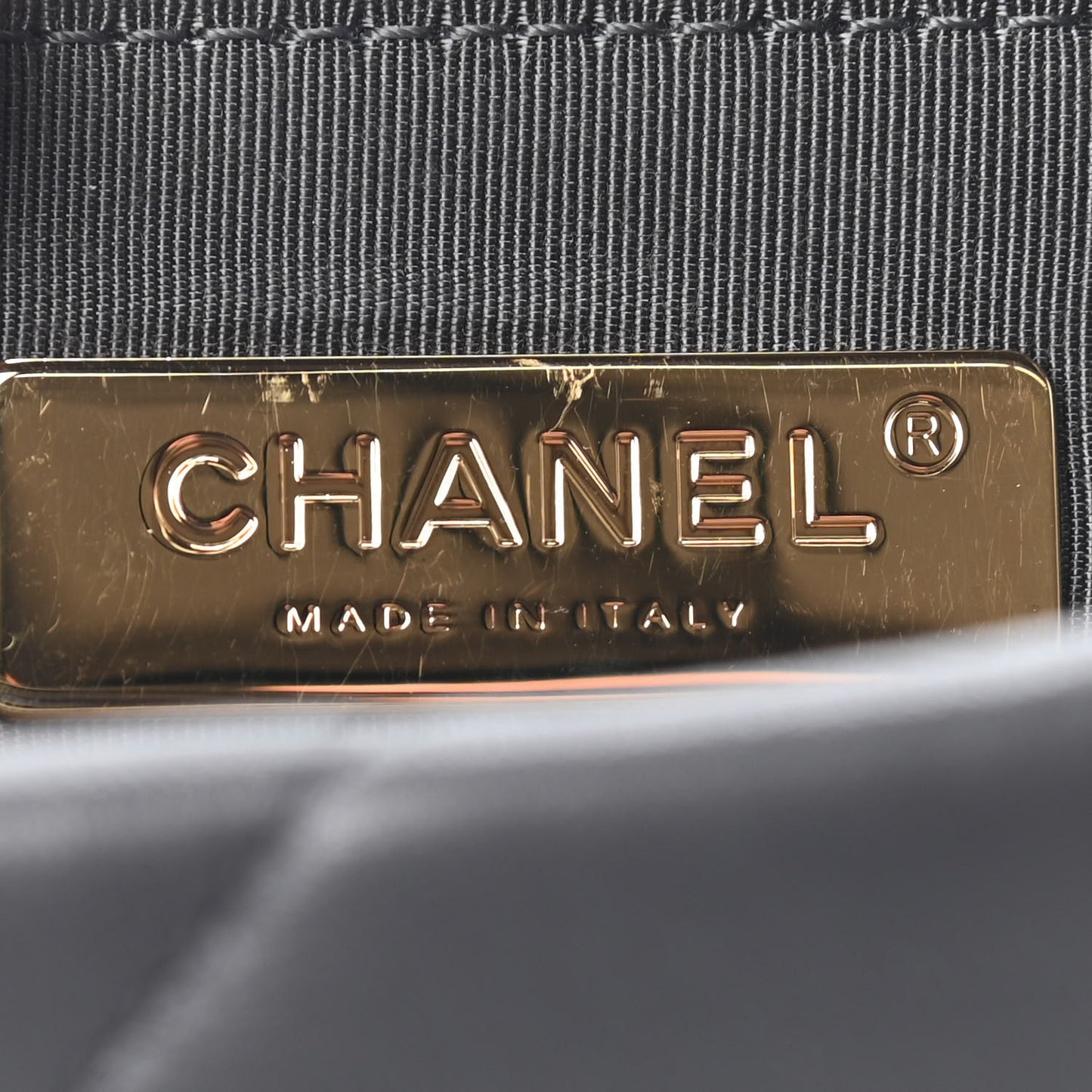 Lambskin Quilted Medium Chanel 19 Flap Dark Grey