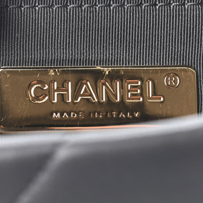 Chanel Lambskin Quilted Medium Chanel 19 Flap Dark Grey 6 of 9
