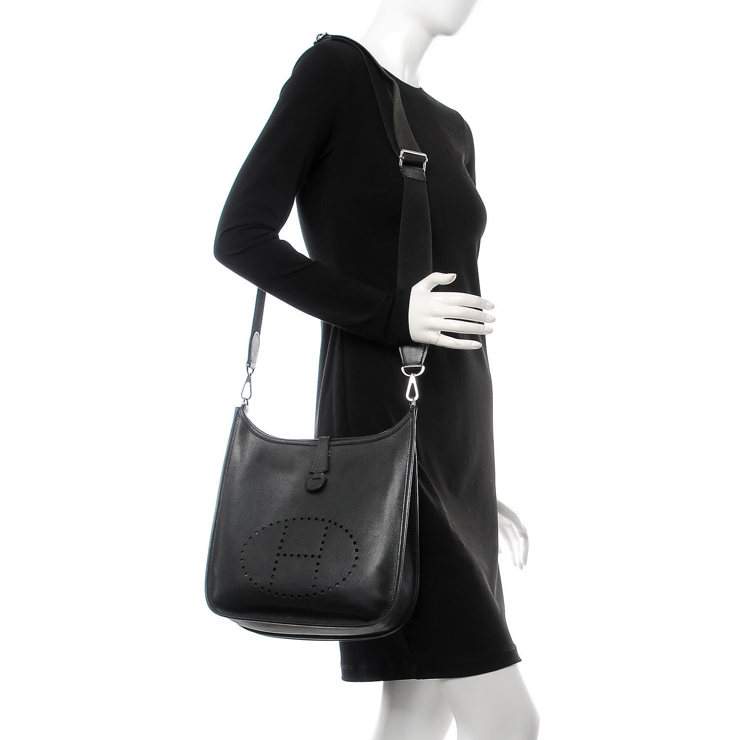 Hermes Epsom Evelyne III PM Black 2 of 16