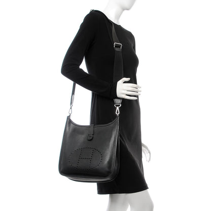 Hermes Epsom Evelyne III PM Black 2 of 16