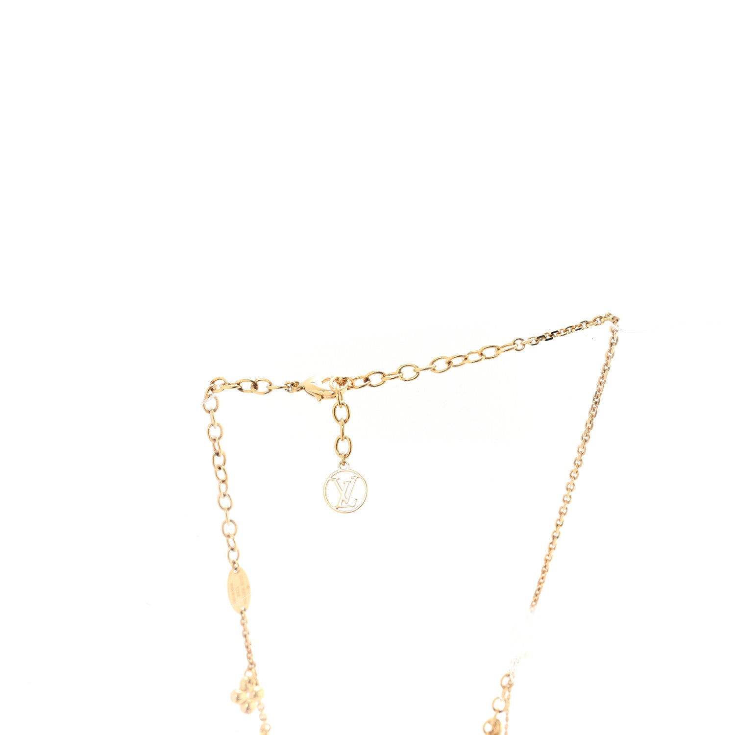 Louis Vuitton Metal Blooming Supple Necklace Gold 6 of 7