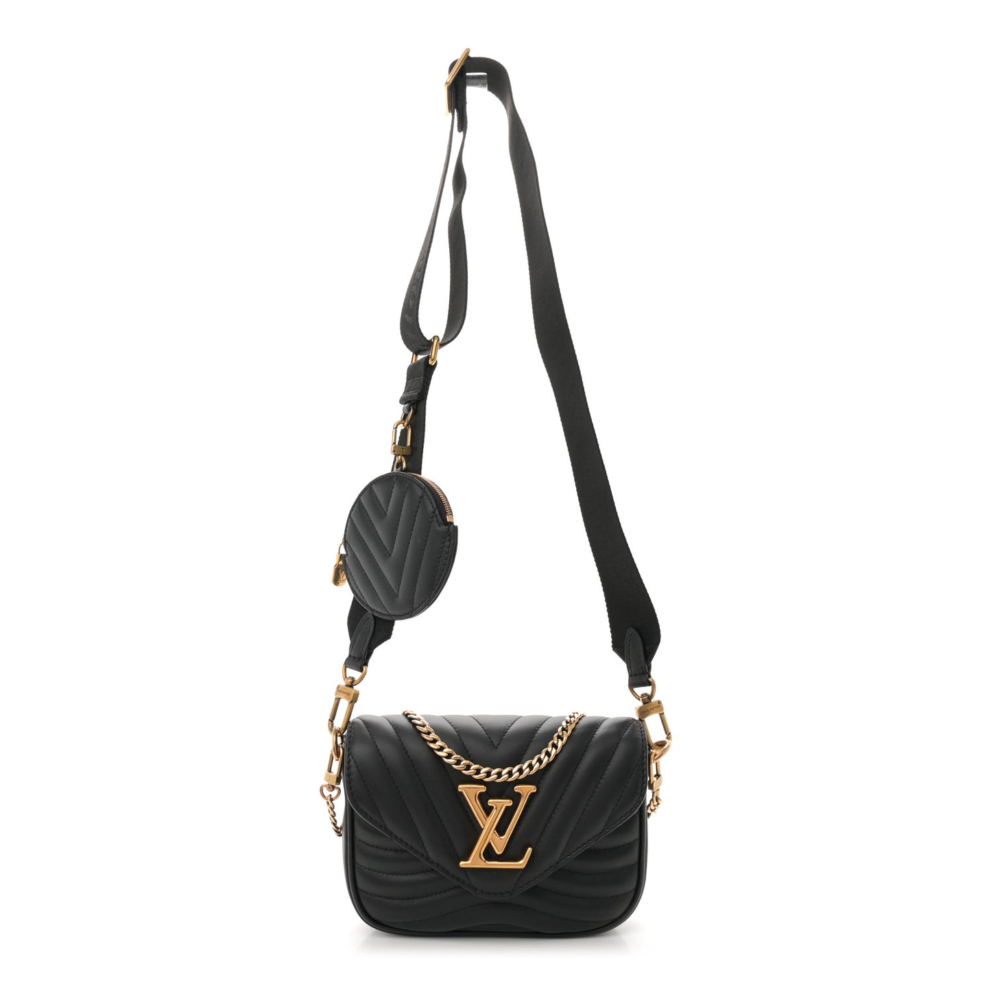 Calfskin New Wave Multi Pochette Black