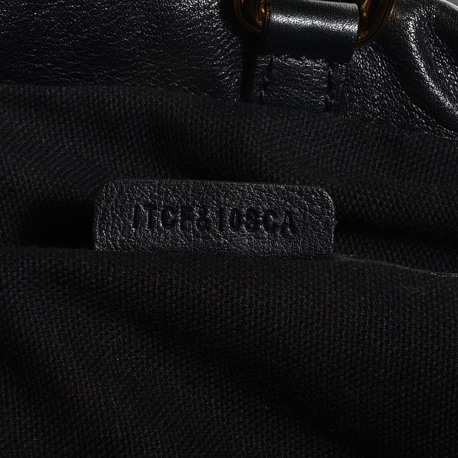 Burberry Calfskin House Check Big Crush Black 9 of 12