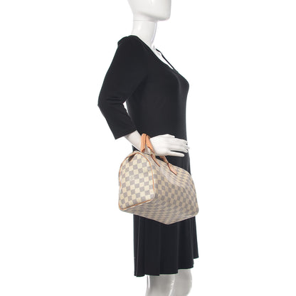 Louis Vuitton Damier Azur Speedy 25 2 of 16