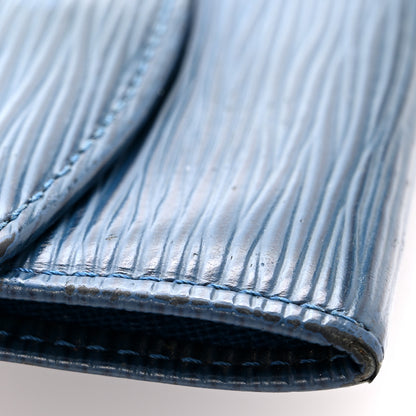 Louis Vuitton Epi Porte-Monnaie Simple Coin Purse Myrtille 14 of 15