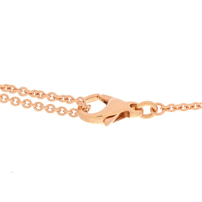 Bulgari 18K Rose Gold Diamond White Ceramic B.Zero1 Necklace 4 of 7