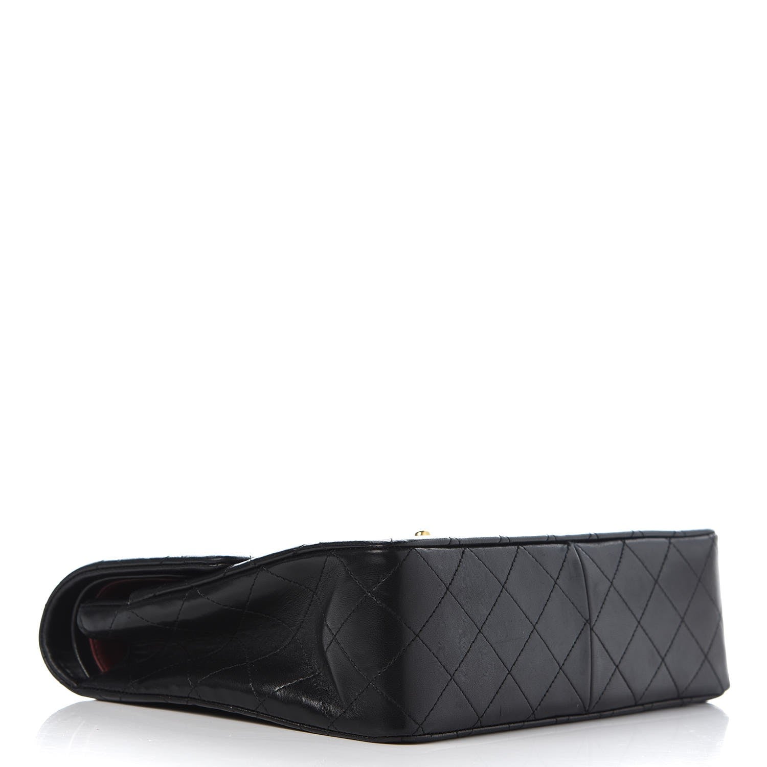 Chanel Lambskin Quilted Medium Double Flap Black 5 of 9