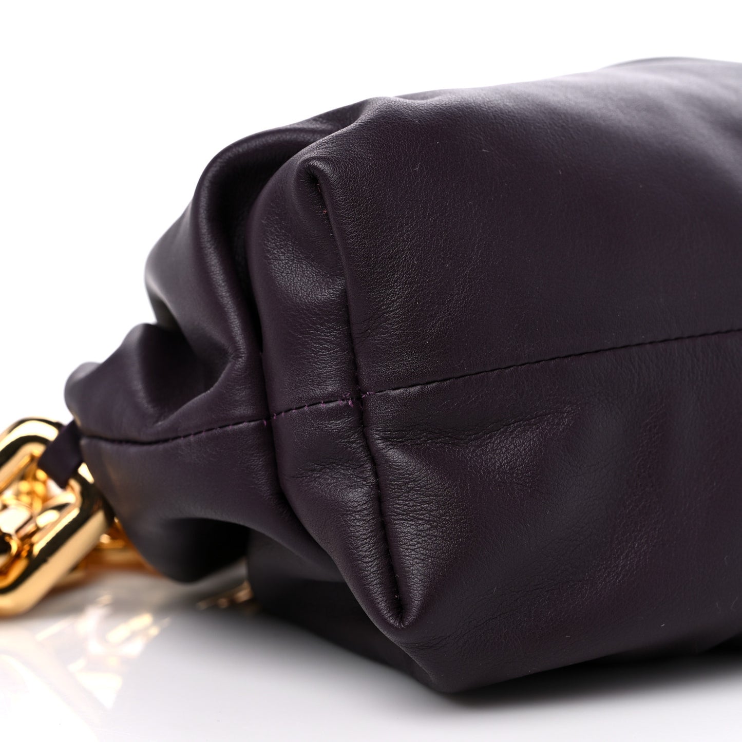 Calfskin The Pouch Chain Grape