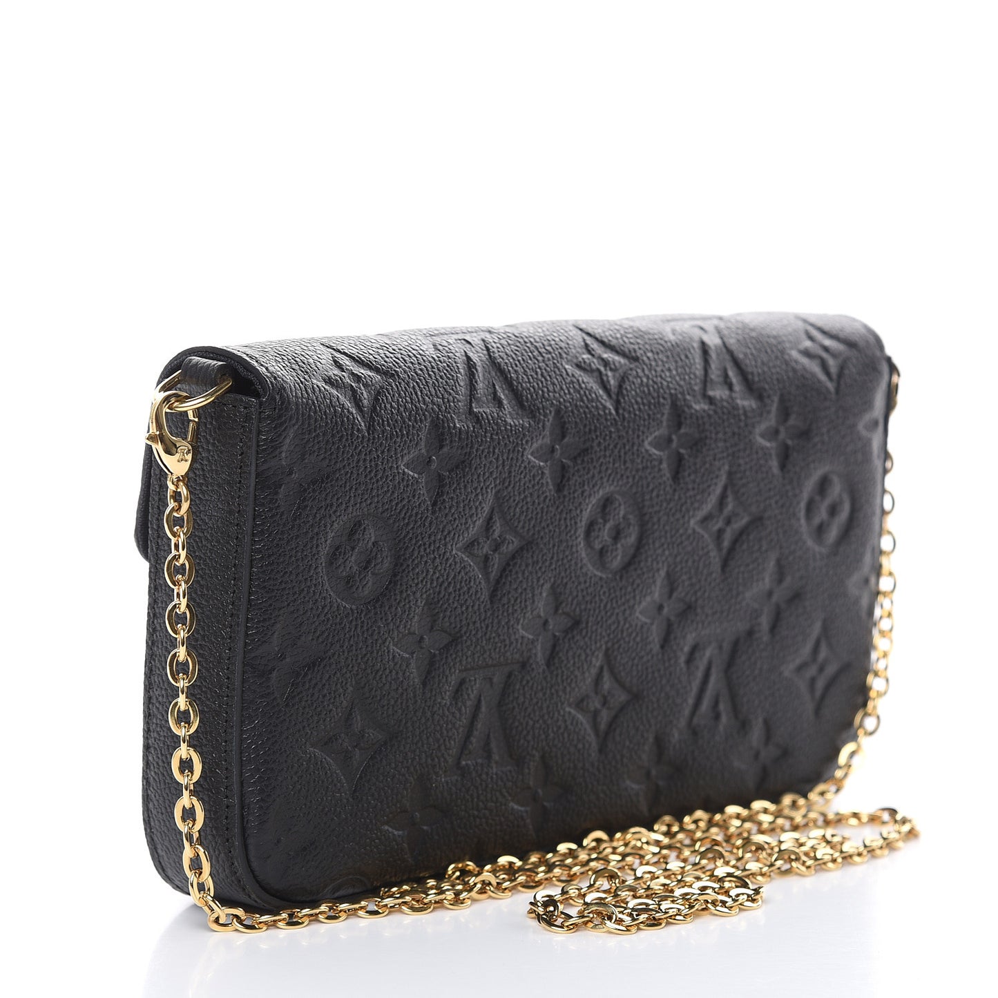 Empreinte Pochette Felicie Chain Wallet Black