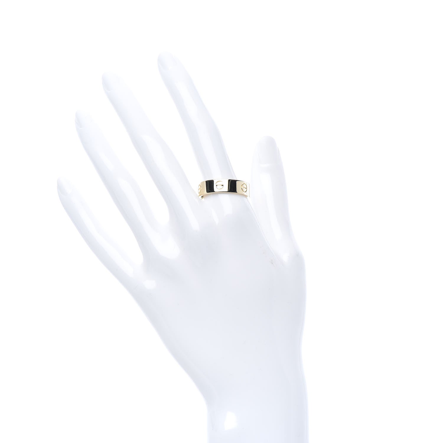 Cartier 18K Yellow Gold 6mm LOVE Ring 63 10.5 2 of 5