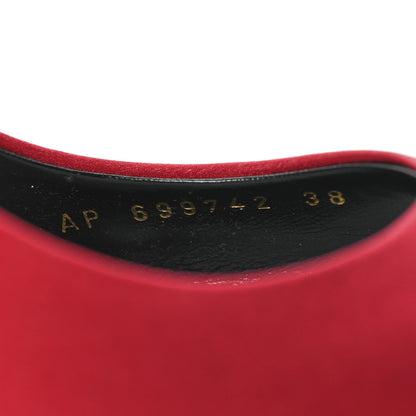 Saint Laurent Crepe De Chine Zoe 105 Slingback Pump 38 Deep Red 7 of 10