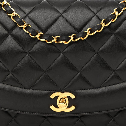 Chanel Lambskin Quilted Medium Single Flap Black 9 of 12