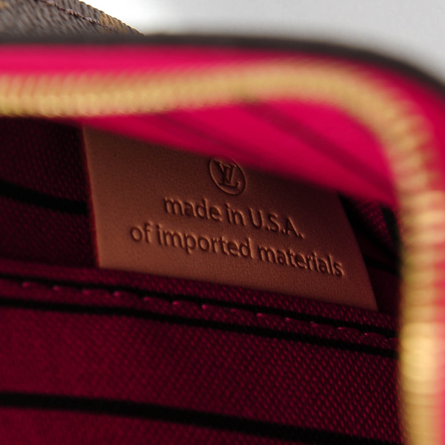 Monogram Neverfull MM GM Pochette Pivoine