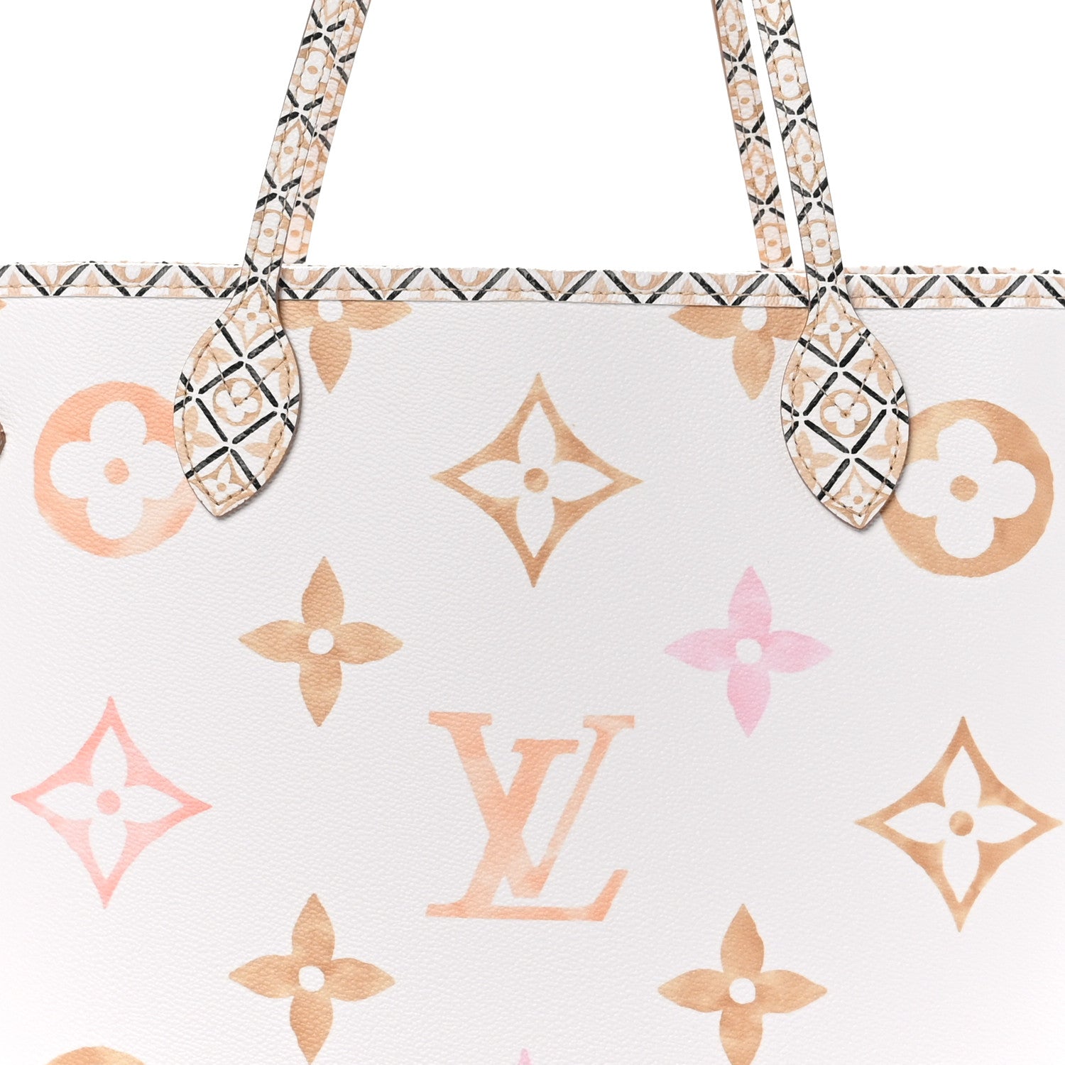 Louis Vuitton Monogram Giant By The Pool 2.0 Neverfull MM Beige 8 of 10