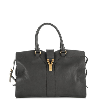 Saint Laurent Sheepskin Medium Cabas ChYc Grey 1 of 7