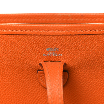 Hermes Epsom Evelyne TPM Orange 5 of 8
