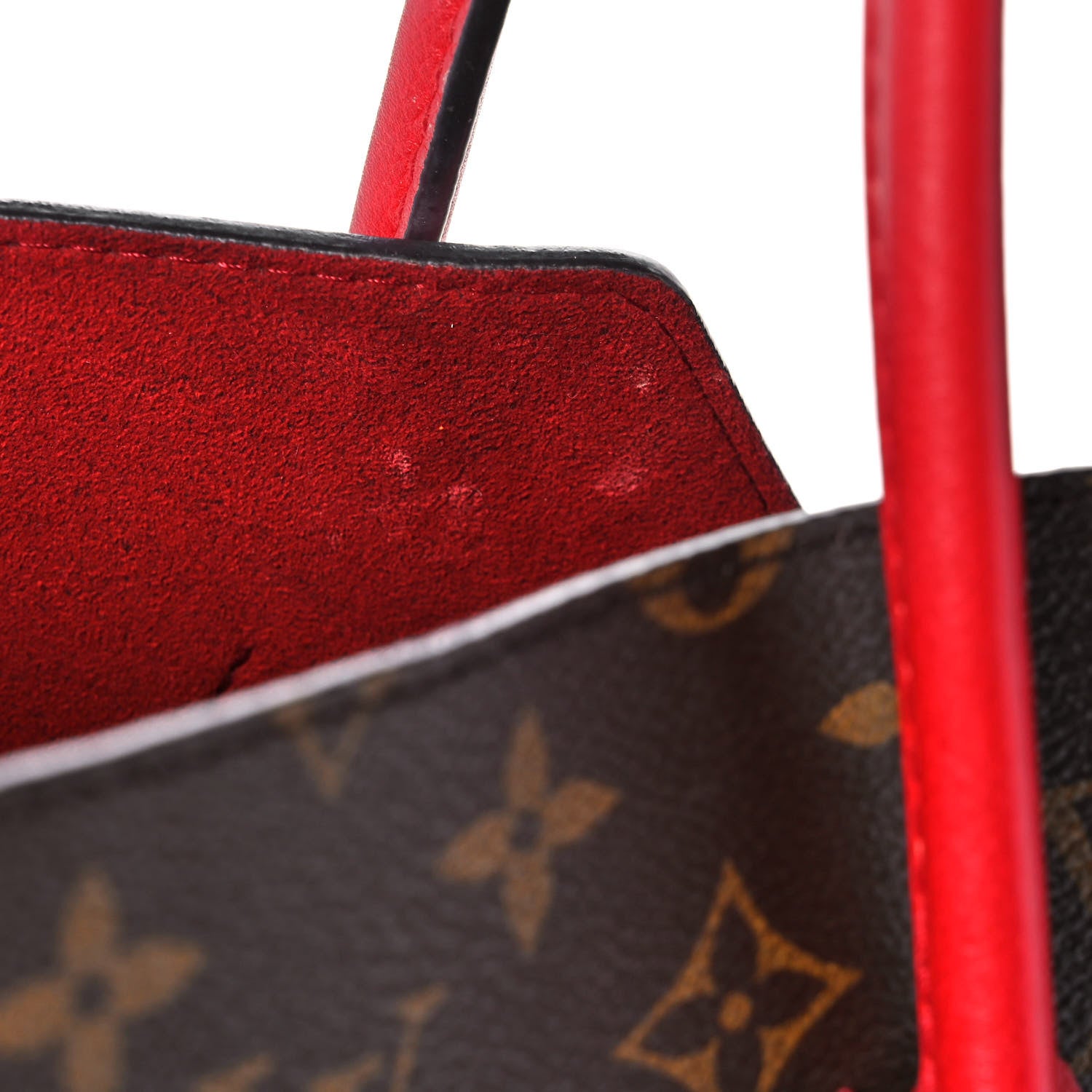 Louis Vuitton Calfskin Monogram Kimono Tote Cherry 13 of 13