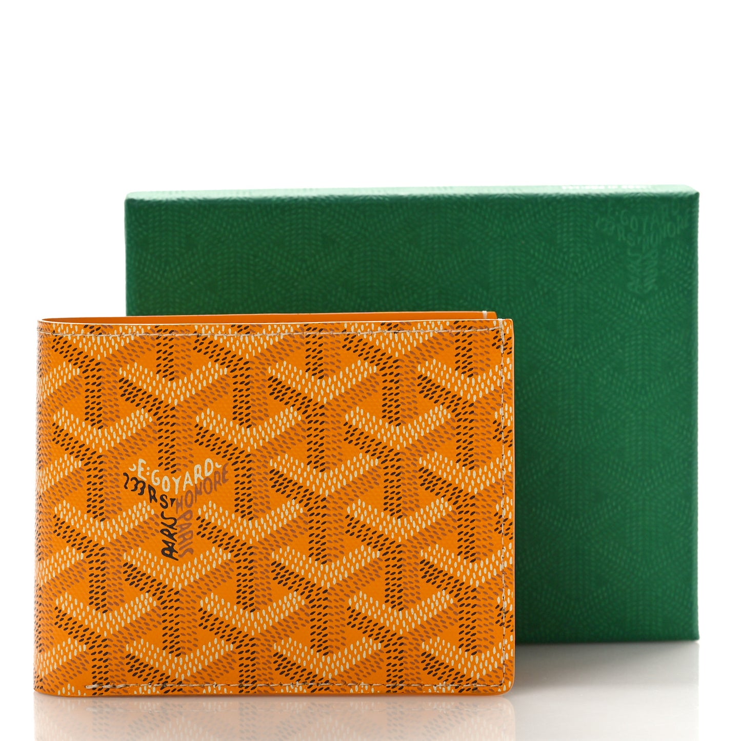 Goyardine Victoire Bi-Fold Wallet Yellow
