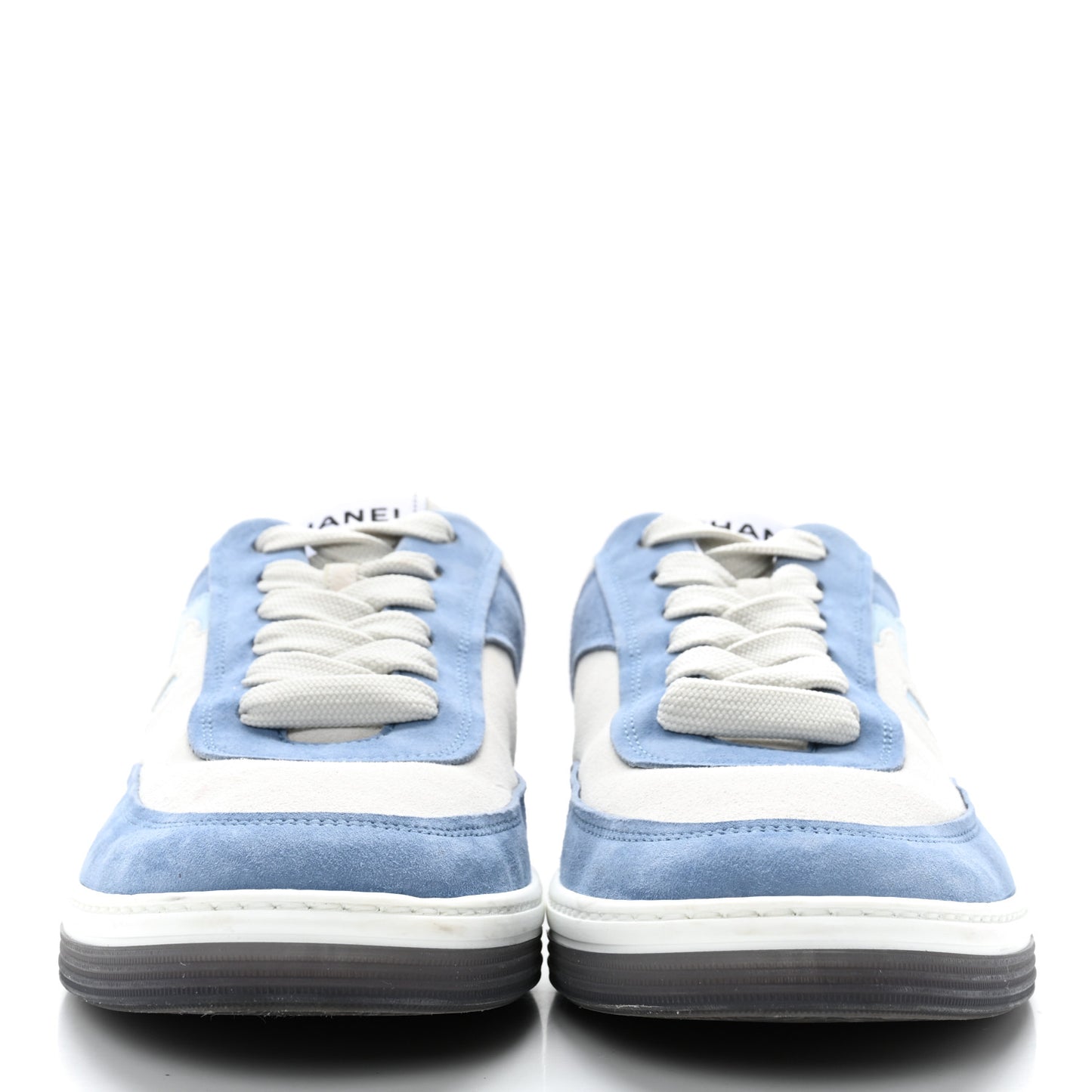 Suede Kidskin Womens CC Sneakers 41 White Blue