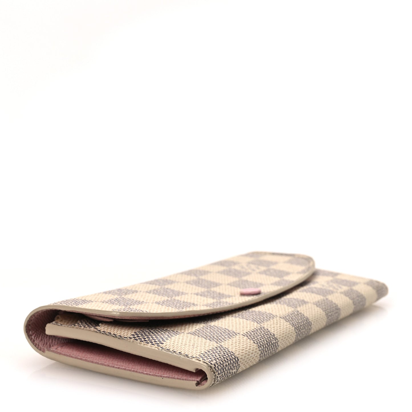 Damier Azur Emilie Wallet Rose Ballerine