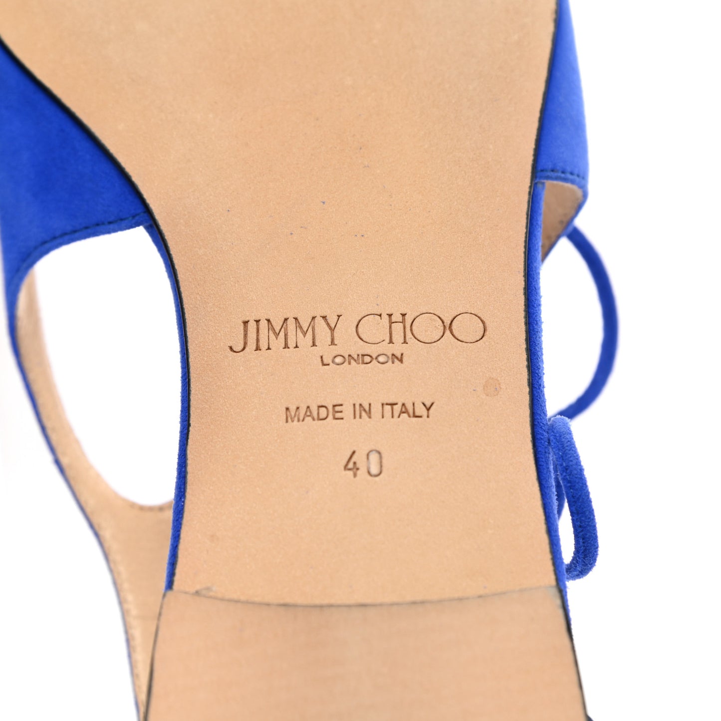 Suede Vanessa Flats 40 Cobalt Blue